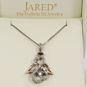 Rose Gold and Sterling Silver Jared Necklace